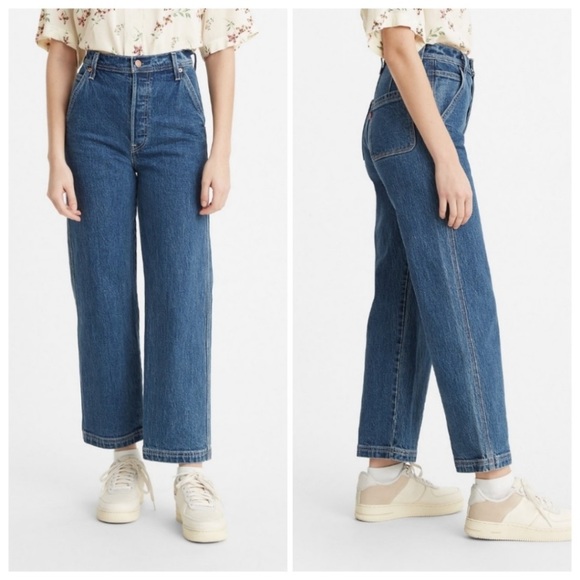 NWT Levi’s Ribcage Straight Utility Jeans - Picture 6 of 11